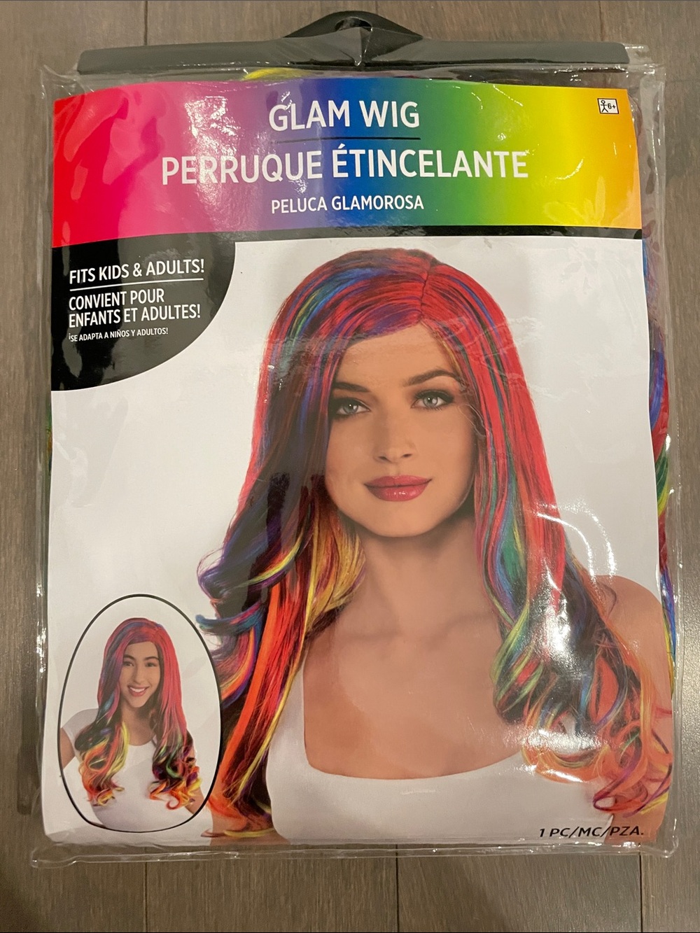 Rainbow Multi-Color Hair Wig
